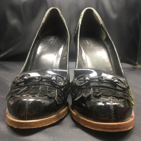 Gucci Black Leather Pumps - Picture 4 of 13